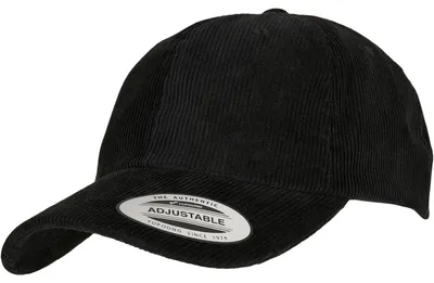 Produktbild von Yupoong Flexfit Low Profil Baumwolle Twill Dad Cap, Caps in 20 Farben und verschiedenen Styles Low Profile Corduroy Dad Cap black