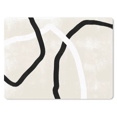 Produktbild von MuchoWow® Mauspad Mousepad Rosa - Minimalismus - Design 40x30 cm - Mousepads - Maus Mat - Pad - Mausunterlage - Anti Rutsch