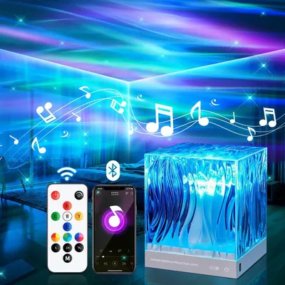 Produktbild von LED Nachtlicht Sternenhimmel-Projektor, Nachtlicht für Kinder mit 18 Lichtmodi Partybeleuchtung, Geschenk für kinder  und Erwachsene