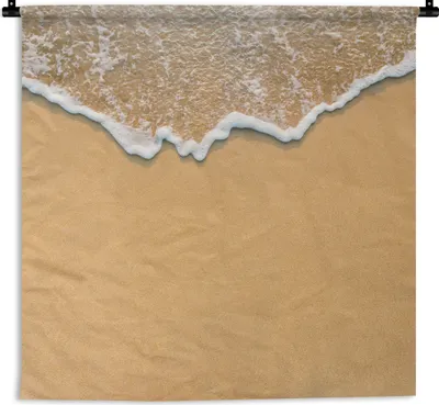Produktbild von MuchoWow® Wandteppich Wandbehang Strand - Sommer - Meer 90x90 cm Tapisserie Dekoration Wandtuch - Wandaufhänger