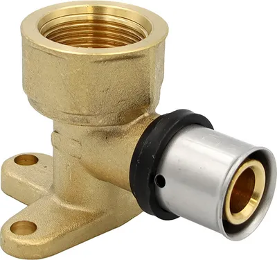 Produktbild von Pressfitting Wandwinkel 20x2 3/4 Zoll 52mm IG TH Kontur Verbundrohr