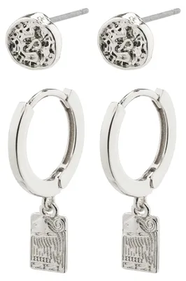 Produktbild von VALKYRIA 2-in-1 Ohrring-Set, versilbert