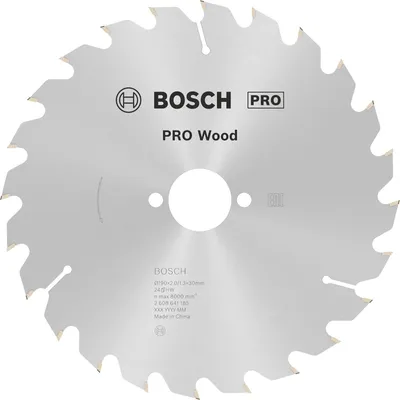 Produktbild von PRO Wood Kreissägeblatt, 190 x 2 x 30 mm, Z24