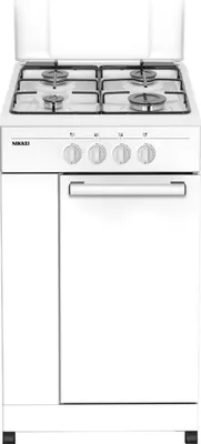 Immagine prodotto di Nikkei Italia SNMBF piano cottura Bianco 50 cm Gas 4 Fornelli