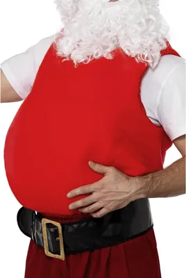 Image de Smiffys - Père Noël unisexe homme/femme - Remplissage de ventre, design de Noël SM1009 (Taille unique) (Rouge)
