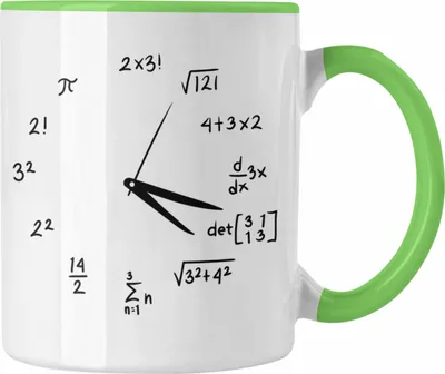 Produktbild von Trendation - Tasse für Mathematiker Lustiges Geschenk für Mathelehrer Mathematik-Fans (Grün)