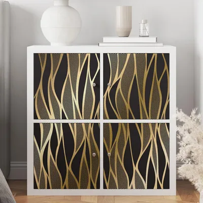Produktbild von M?belaufkleber – Lumaléa – Design – Aufkleber + GLANZSCHUTZ – 2er-Set – 25 x 25 cm