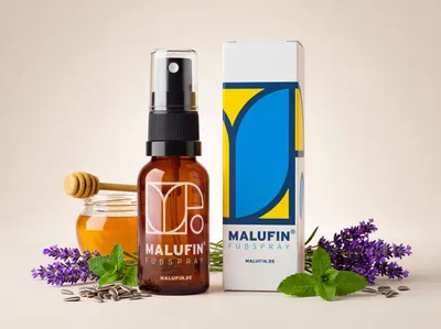 Produktbild von MALUFIN® Fußspray – Mit Honig | Bei Juckreiz, Rötungen & Fußgeruch