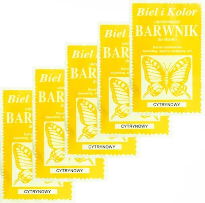 5 x 10g Batikfarbe melonengelb