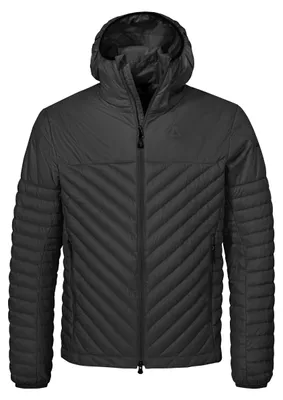 Productafbeelding van Schöffel heren outdoorjas, donsjas, model Cascata, kleur zwart, maat 54