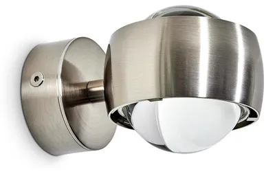Produktbild von Osacca »Osacca« Wandlampe halbrund, Effekt-Licht aus Metall in Nickel