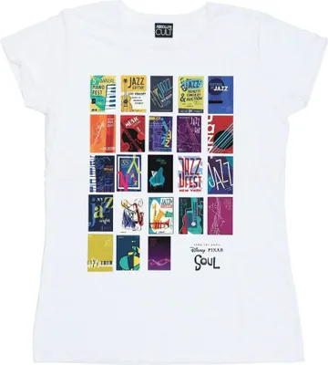 Produktbild von Disney - "Soul Jazz Wall" T-Shirt für Damen BI40464 (M) (Weiß)
