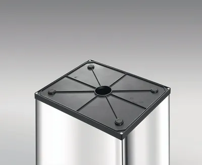 Produktbild von Abfallbehälter H763xB339xT260mm 52l silber HAILO