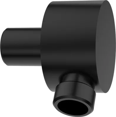 Image de Beitz & Walz AQVASHOWER Coude de raccordement mural 1/2" rond, noir mat