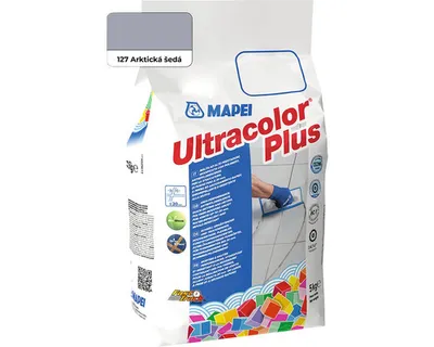 Obrázek produktu pro Spárovací hmota Mapei Ultracolor Plus 127 arktická šedá 5 kg