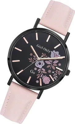 Immagine prodotto di Girl Only orologio da donna con cinturino in pelle GO rosa orologio analogico al quarzo UGO699009