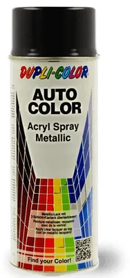 Produktbild von Dupli-Color 70-0730 Sprühfarbe, 400 ml, Metallic Schwarz, Farbcode LC9X, für Fahrzeuge von VW und Audi