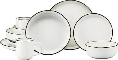 Produktbild von CreaTable, 24790, Nordic Festive Creme, Kombiservice 10-tlg, Steinzeug