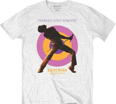 Produktbild von Queen - "Fearless" T-Shirt für Herren/Damen Uni RO571 (L) (Weiß)