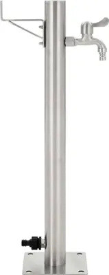 Obrázek produktu pro vidaXL Zahradní vodní sloup z nerezové oceli kulatý 65 cm