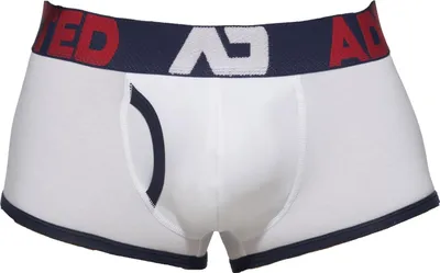 Immagine prodotto di ADDICTED Tronco aperto in cotone bianco/marino - 1x Taglia XL