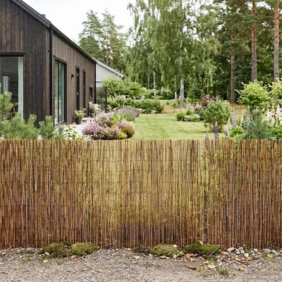 Obrázok produktu pre Záhradný plot Karbonizovaný 300 x 90 cm Rákosie