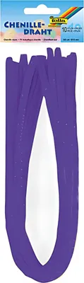 Produktbild von Folia 77832, Handwerk-Rohrreiniger, Violett, 10 Stück(e), 50 mm, 8 mm
