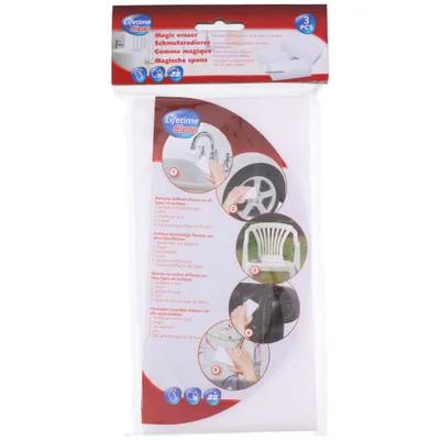 Obrázek produktu pro Kouzelná houba Lifetime Clean 3 kusy