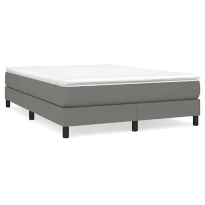 Productafbeelding van vidaXL Boxspringbed met matras, donkergrijs, 140x200 cm, gestoffeerd
