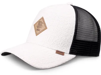 Produktbild von DJINNS Trucker Cap HFT Knobfat offwhite/black