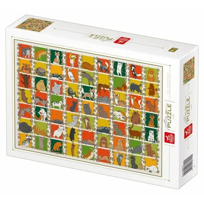 Produktbild von DEICO Puzzle Muster: Katzen 1000 Teile