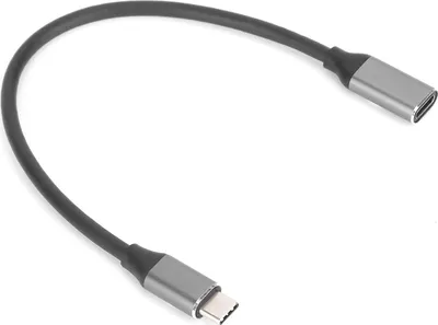Obrázok produktu pre Predlžovací kábel USB-C 4K s rozhraním USB 3.1 PD, samec – samica, typ C, 3 A, 60 W, 0,25 m
