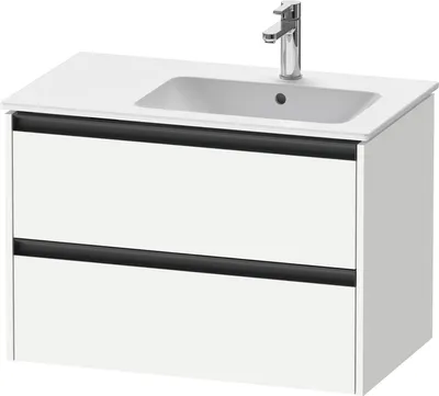 Zdjęcie produktu dla Duravit Ketho.2 - Szafka pod umywalkę 549x810x480 mm, 2 szuflady, biały matowy K25268018180000
