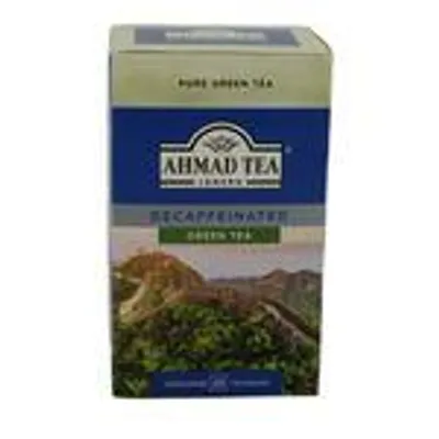 Ahmad Tea Decaffeinated Green Tea | Grüner Tee entkoffeiniert | 20 Teebeutel | Koffeinfrei & Mild