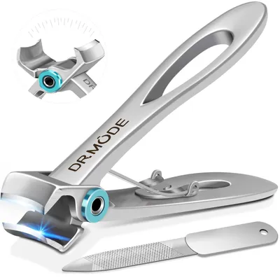 Zdjęcie produktu dla Obcinacz do paznokci dla seniorów, do grubych paznokci - DRMODE, szerokość szczęk: 16 mm