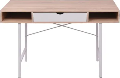 Obrázek produktu pro psací stůl vidaXL s 1 zásuvkou Dub a bílá barva