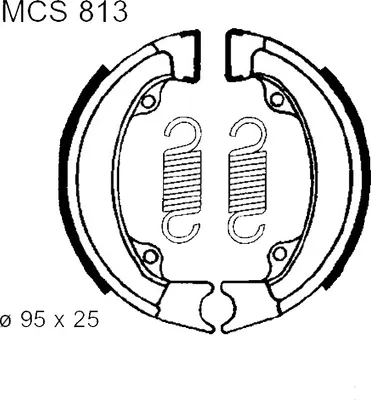 Immagine prodotto di TRW Ganasce freno Trw Organ. Mcs 813