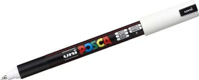 Produktbild von Uni-Ball PC-1MR Marker Rundspitze Weiß