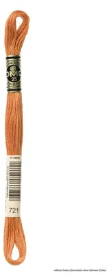 Produktbild von DMC Stickgarn Mouline Special 117MC -721, 6 Fäden, 8 Meter