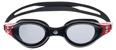 Productafbeelding van Aquawave - "Visio" Zwembril voor heren/dames, uniseks model, IG2473 (één maat) (rookaal/zwart/rood)