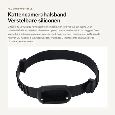 Imagen del producto de Cámara para veterinarios con collar: diseño multifuncional y ajustable