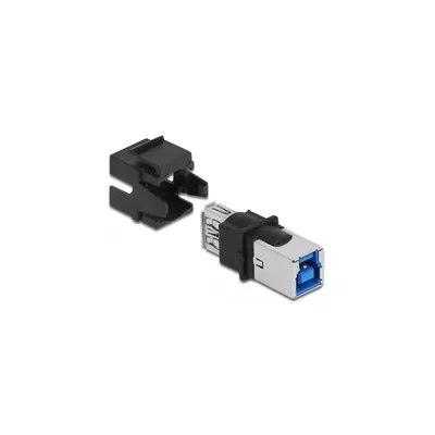 Obrázek produktu pro DeLOCK 86395, Plochý, Černá, USB A, USB B, Samice, Samice