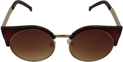 Produktbild von Retro Sonnenbrille - 50s-Stil - gold und braun
