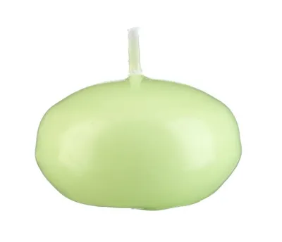 Produktbild von Schwimmkerzen Hellgrün Ø 42 x 26 mm, 8 Stück