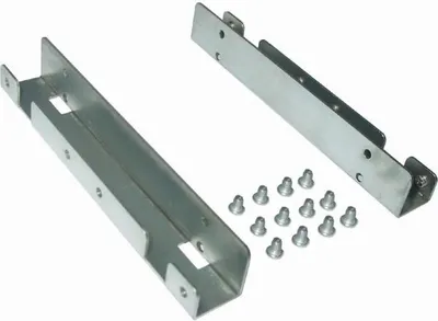 Zdjęcie produktu dla gembird Metall-Montagerahmen 2 Stk x 2,5-Zoll-SSD 3,5-Zoll