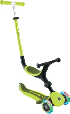 Immagine prodotto di GLOBBER GO-UP ACTIVE LIGHTS - Triciclo, balance bike e monopattino 3 in 1, 120/80 mm, 3 ruote, regolabile in altezza, verde lime
