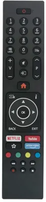 Immagine prodotto di Telecomando per televisore Telefunken Finlux Edenwood, compatibile con Netflix e con risoluzione 4K