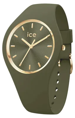 Ice-Watch 025353 Damenuhr ICE Champagne M Olivgrün 1