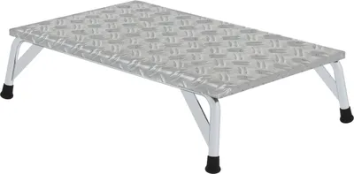 Produktbild von Günzburger Steigtechnik Arbeitspodest Aluminium-Warzenblech 1 Stufe - 050032