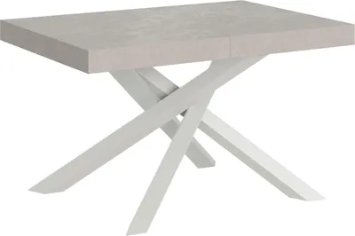 Produktbild von Ausziehbarer Tisch 90x120/380 cm, Gestell Volantis kaschmirweiß